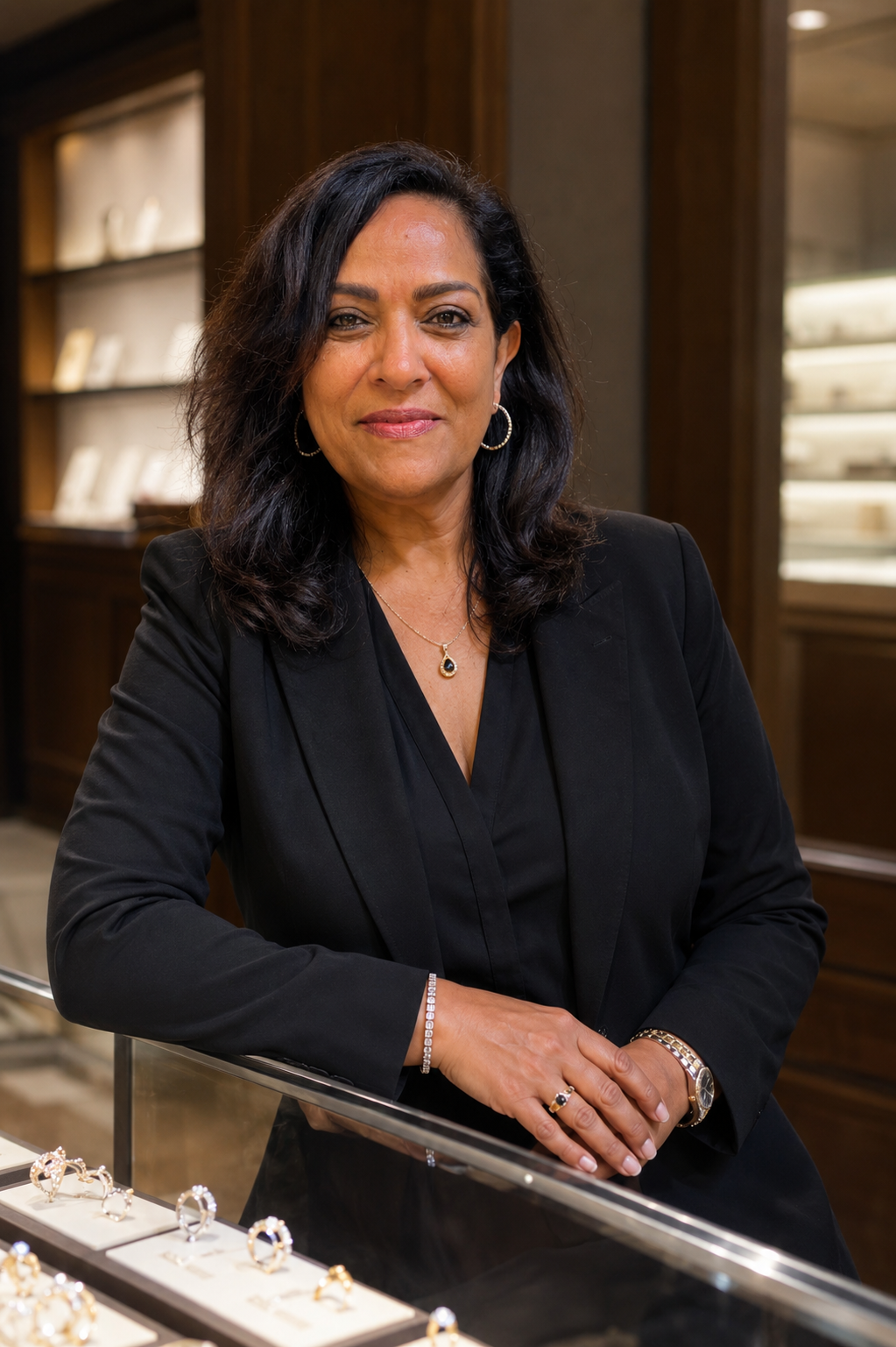 Anita Wadhwani — Gemologist, Lucky Jewelers St. Thomas