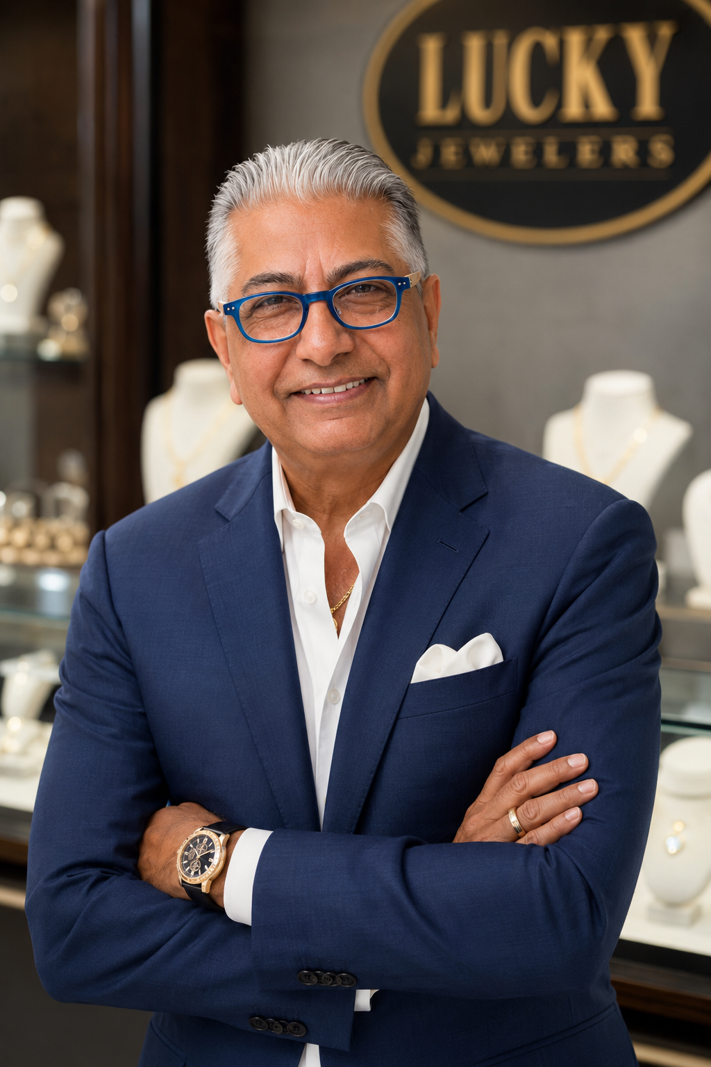 Pash Daswani — Founder & Master Jeweler, Lucky Jewelers St. Thomas